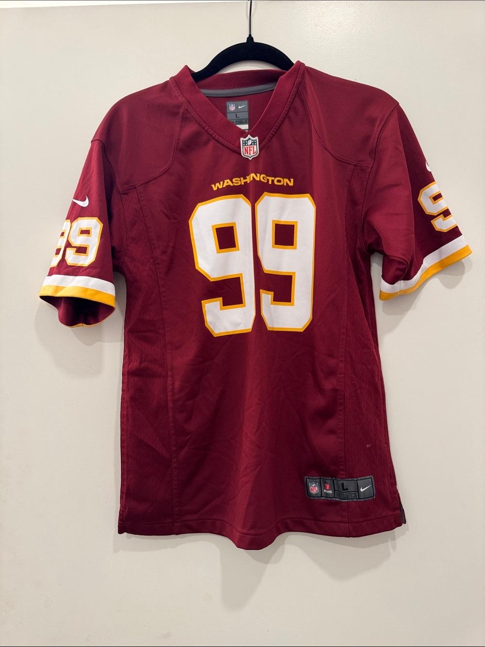 Nike Washington commanders chase young #99 Football Jersey